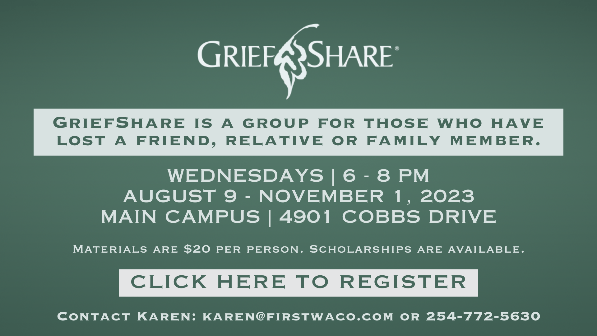 Grief Recovery Groups