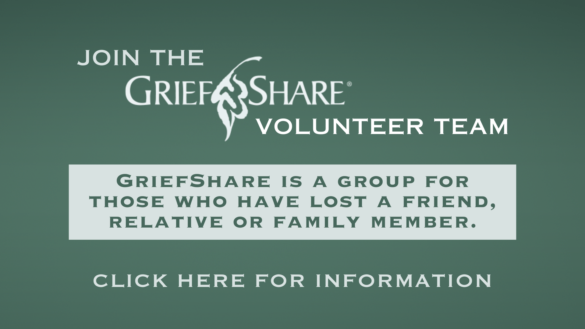 GriefShare Volunteer