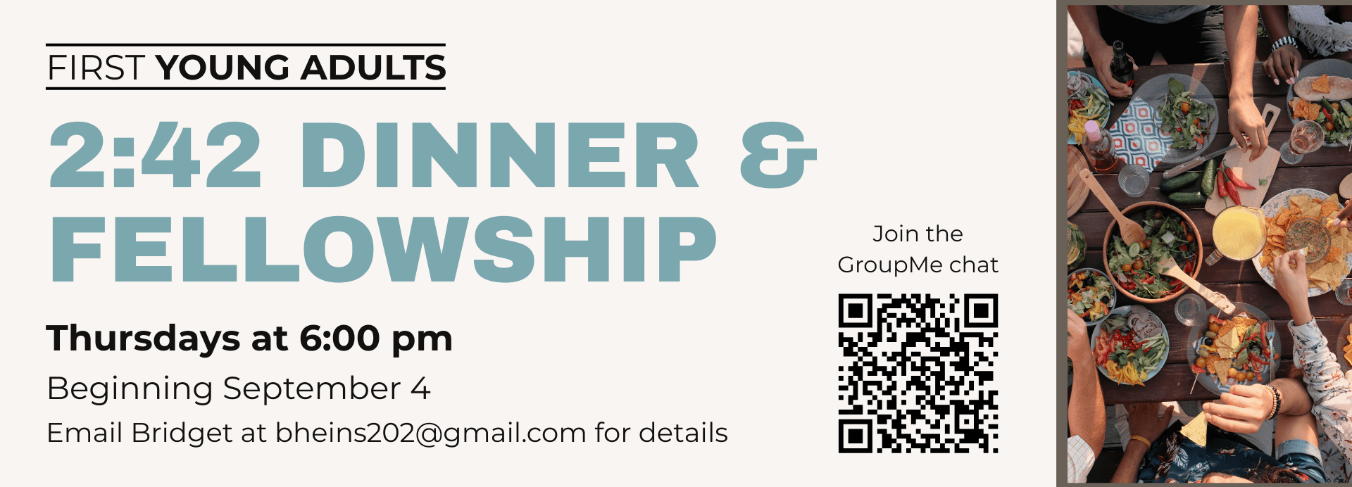 242 Dinner & Fellowship News
