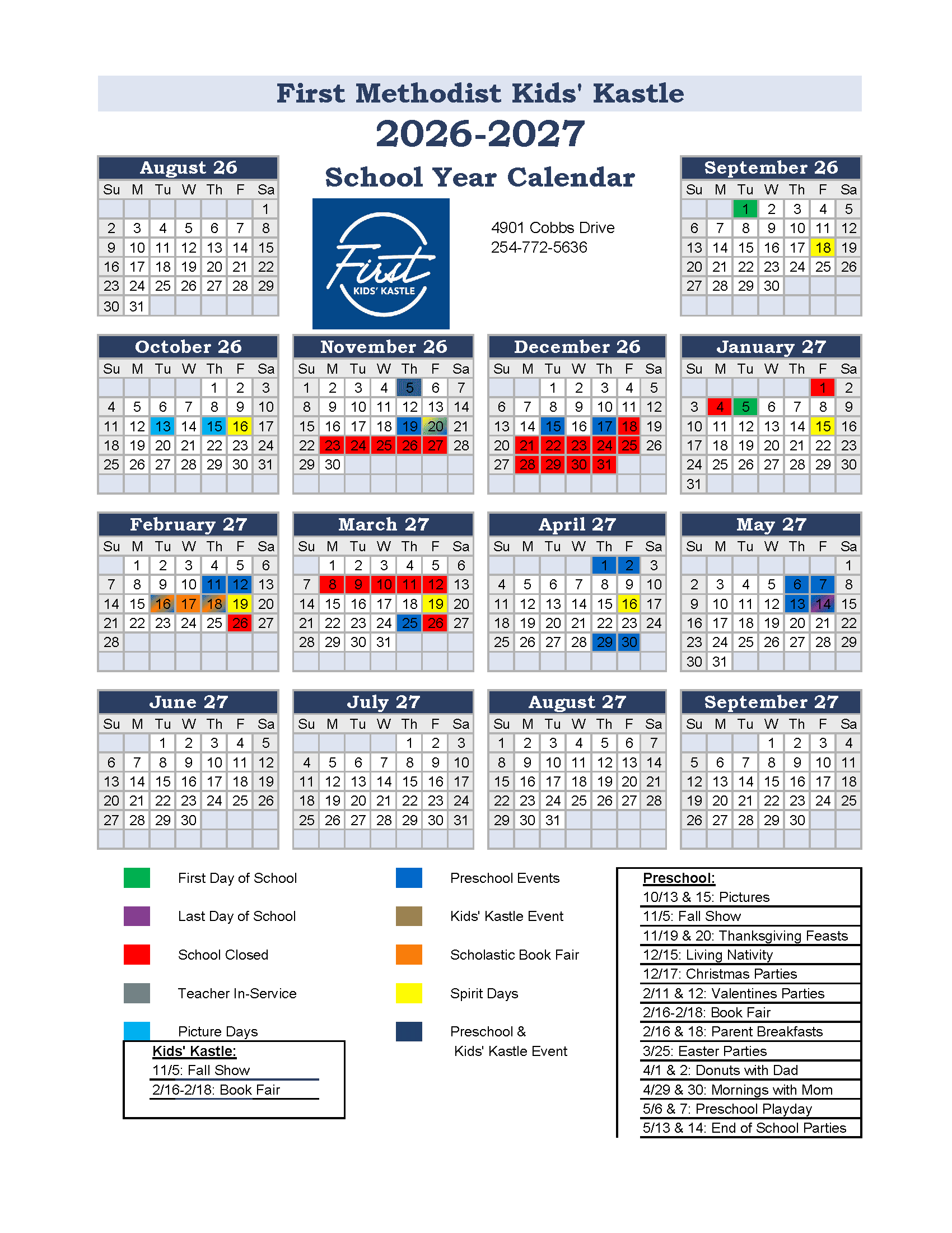 Kids Kastle Calendar Parents (002)
