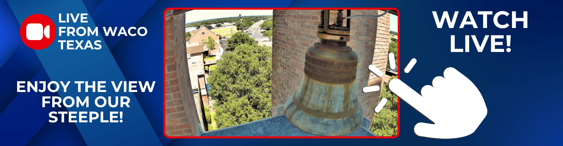 Steeple Cam Banner Website